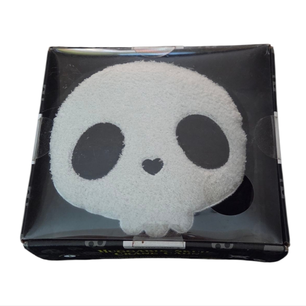 Tini Love + Carry - Huggable Plush Skull w/ Removable Heating Pad NIB